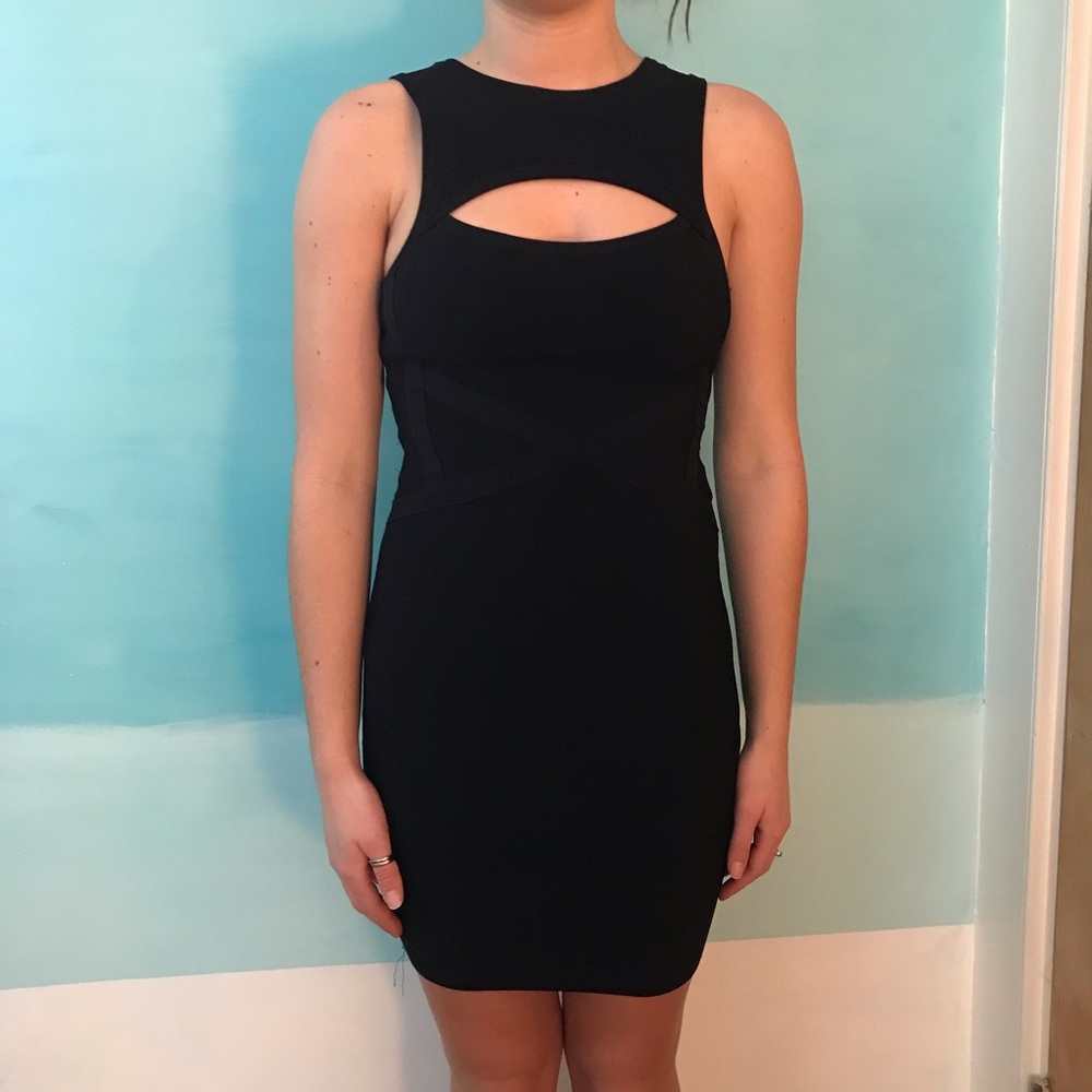 Bebe Black Mini Dress